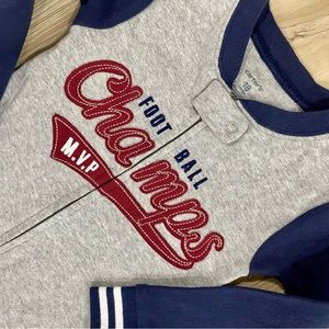 Carter’s Football Champ Onesie/Sleep + Play